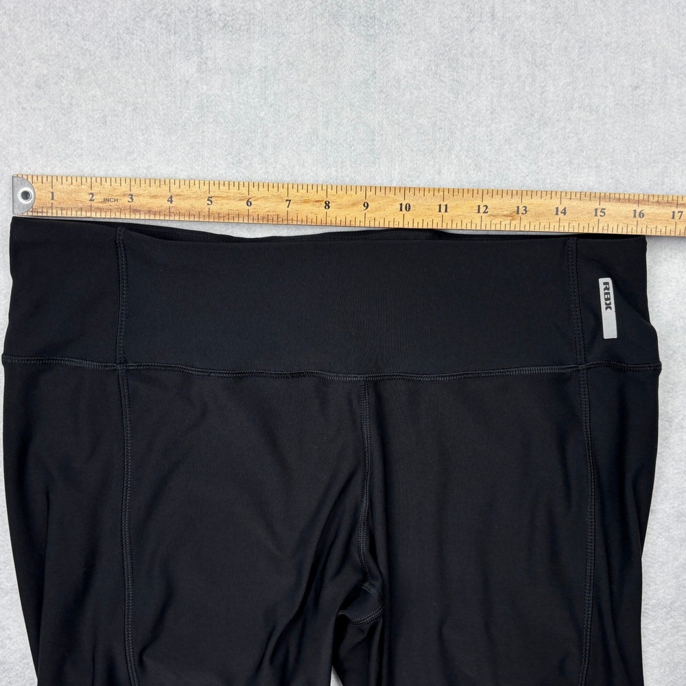 RBX Womens XL Black High Rise Athletic Pocket 7/8 Ankle Leggings CR6253 - Picture 5 of 9